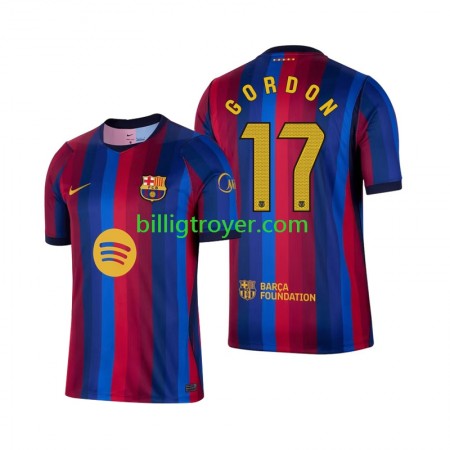 Billige Fotballdrakter FC Barcelona Anthony Gordon 17 Hjemmedraktsett 2026/27 Kortermet